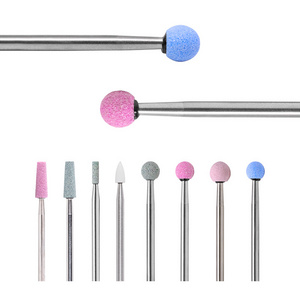 Pedicure Cuticle Clean Pumice Corundum Stone Bit Nail Drill Bit