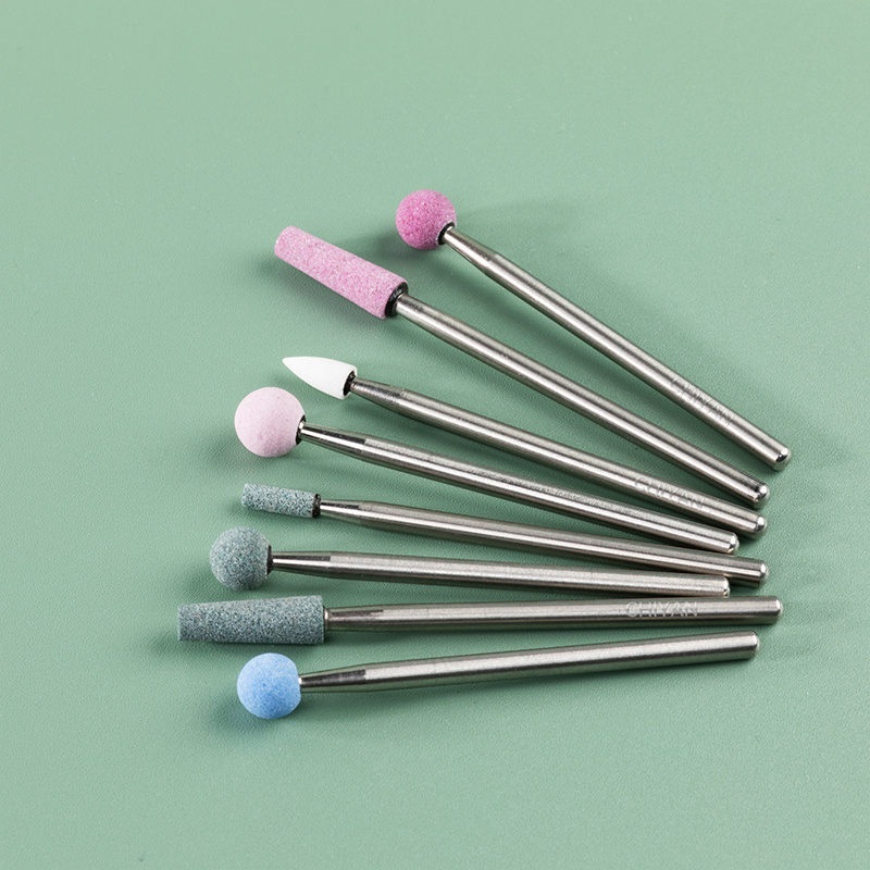 Pedicure Cuticle Clean Pumice Corundum Stone Bit Nail Drill Bit