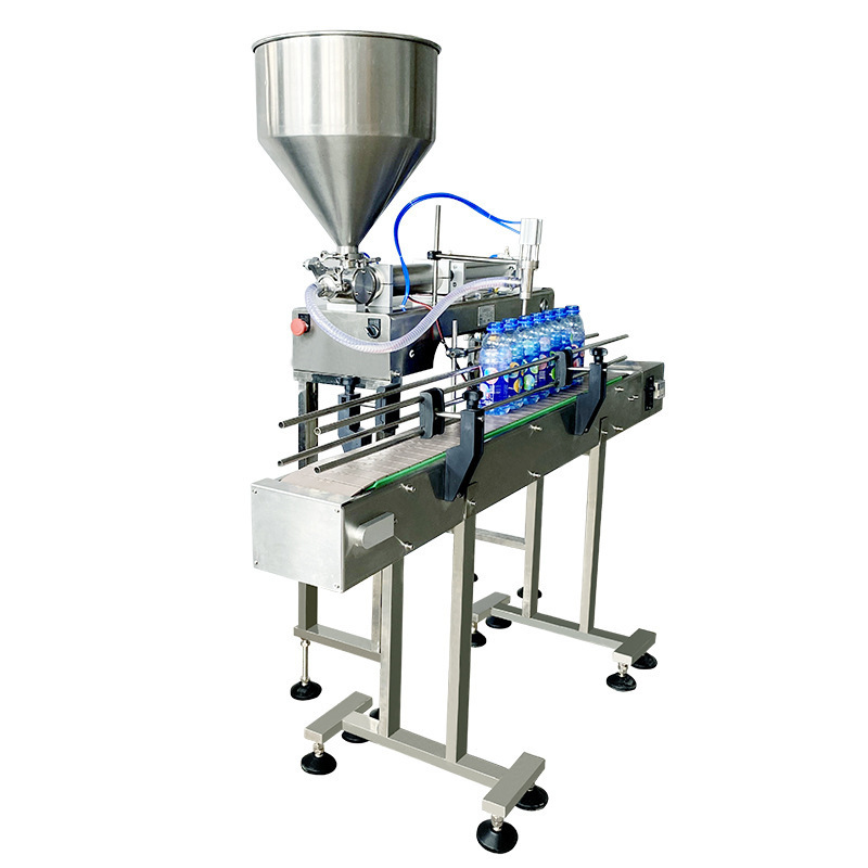 Full Automatic Honey Cosmetic Cream ketchup Sauce Water Bottle Paste and Liquid Filling Machine with Assembly Line