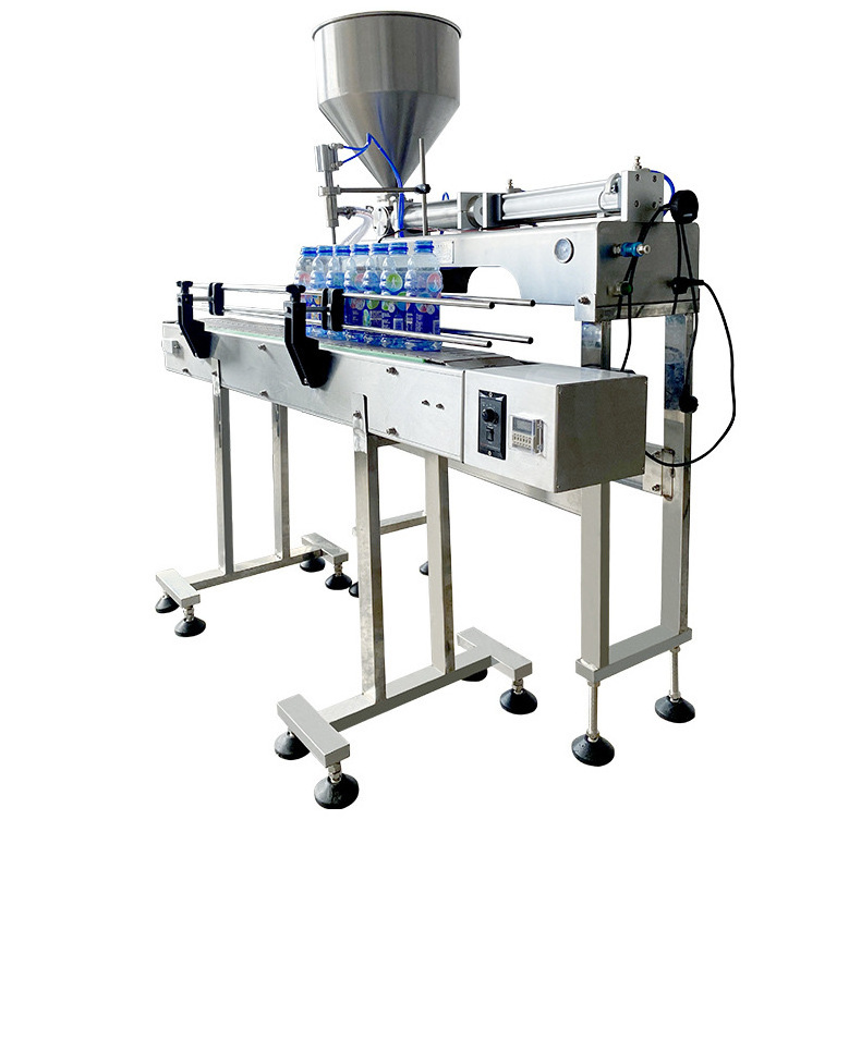 Full Automatic Honey Cosmetic Cream ketchup Sauce Water Bottle Paste and Liquid Filling Machine with Assembly Line