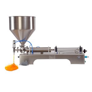 Single piston manual body butter ointment dispenser body butter salad cream honey stick filling machine filler