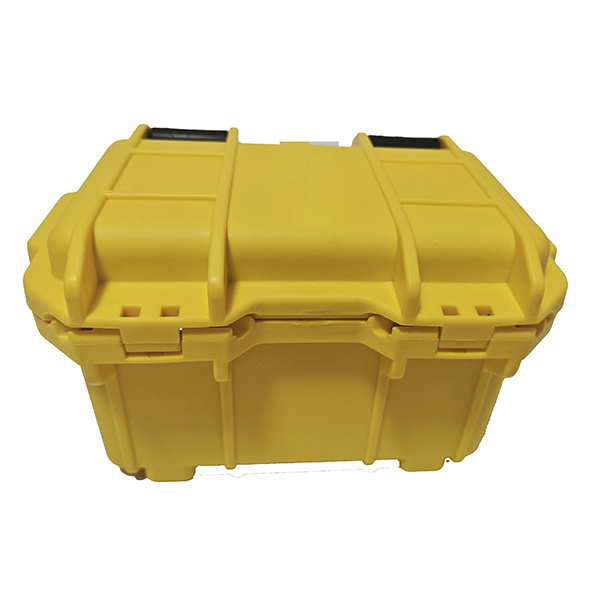 hard plastic case carrying watch case with pre-diced pluck foam