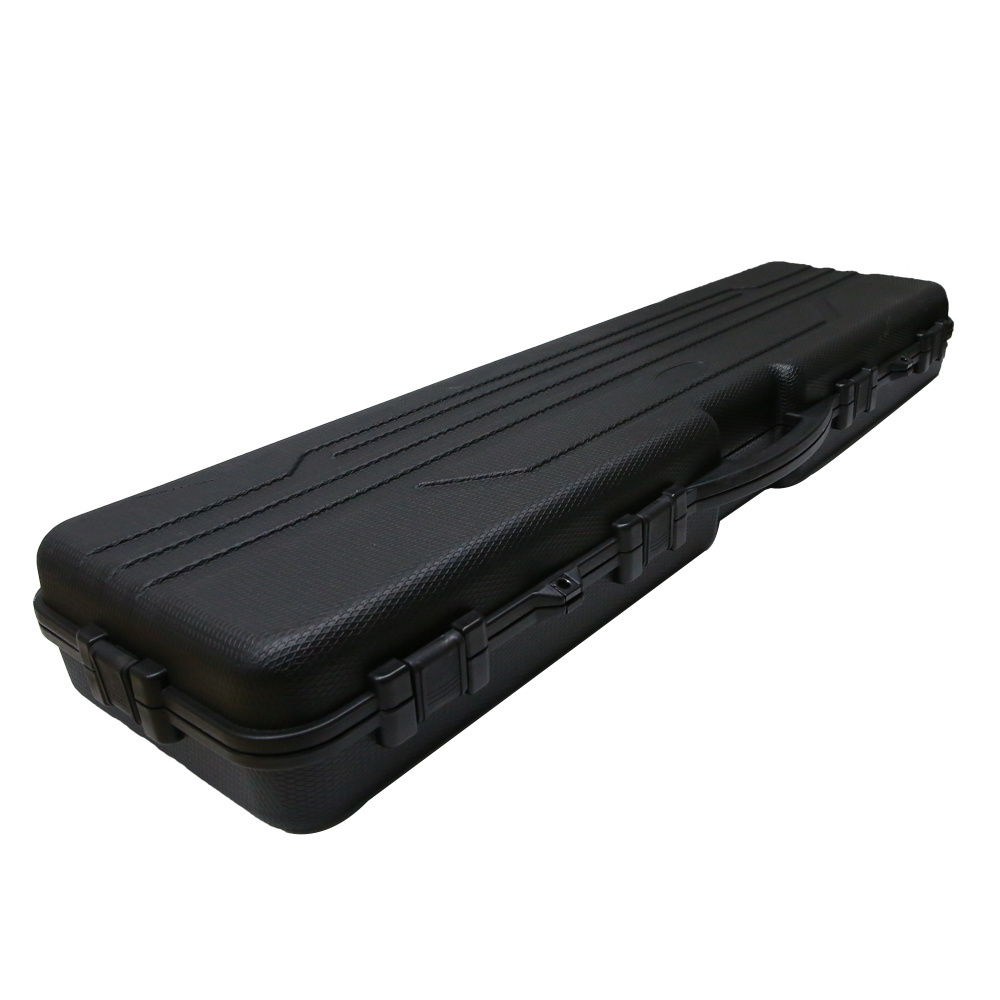 plastic gun hard case box wholesale gun case with TSA lock positions hole light-weight boxs case for guns