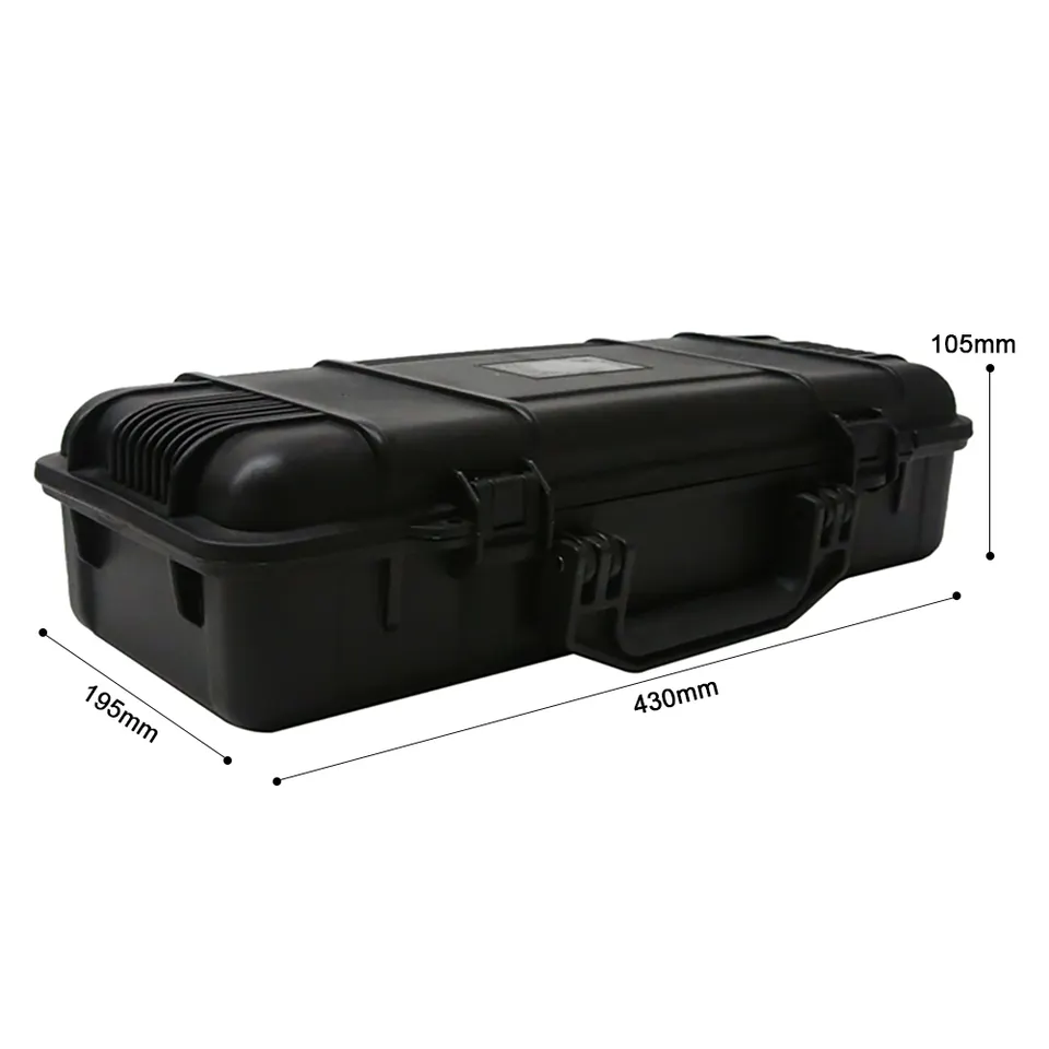 Muti Function Tool Box Waterproof Small Hard Blow Mold Plastic Tool Case Injection Molding Pu Leather Custom Carry Case Included