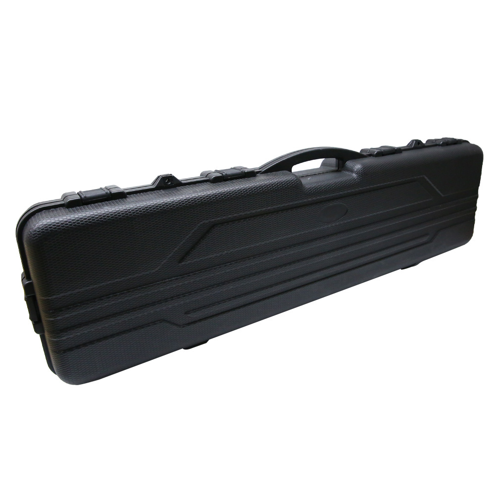 plastic gun hard case box wholesale gun case with TSA lock positions hole light-weight boxs case for guns