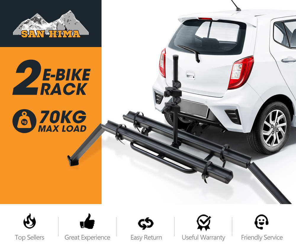 Car Bicycle Rack Sedan Outdoor Travel Bike Rack Steel Hitch Bicycle Carrier Trunk Mount Bicycle Car Rack