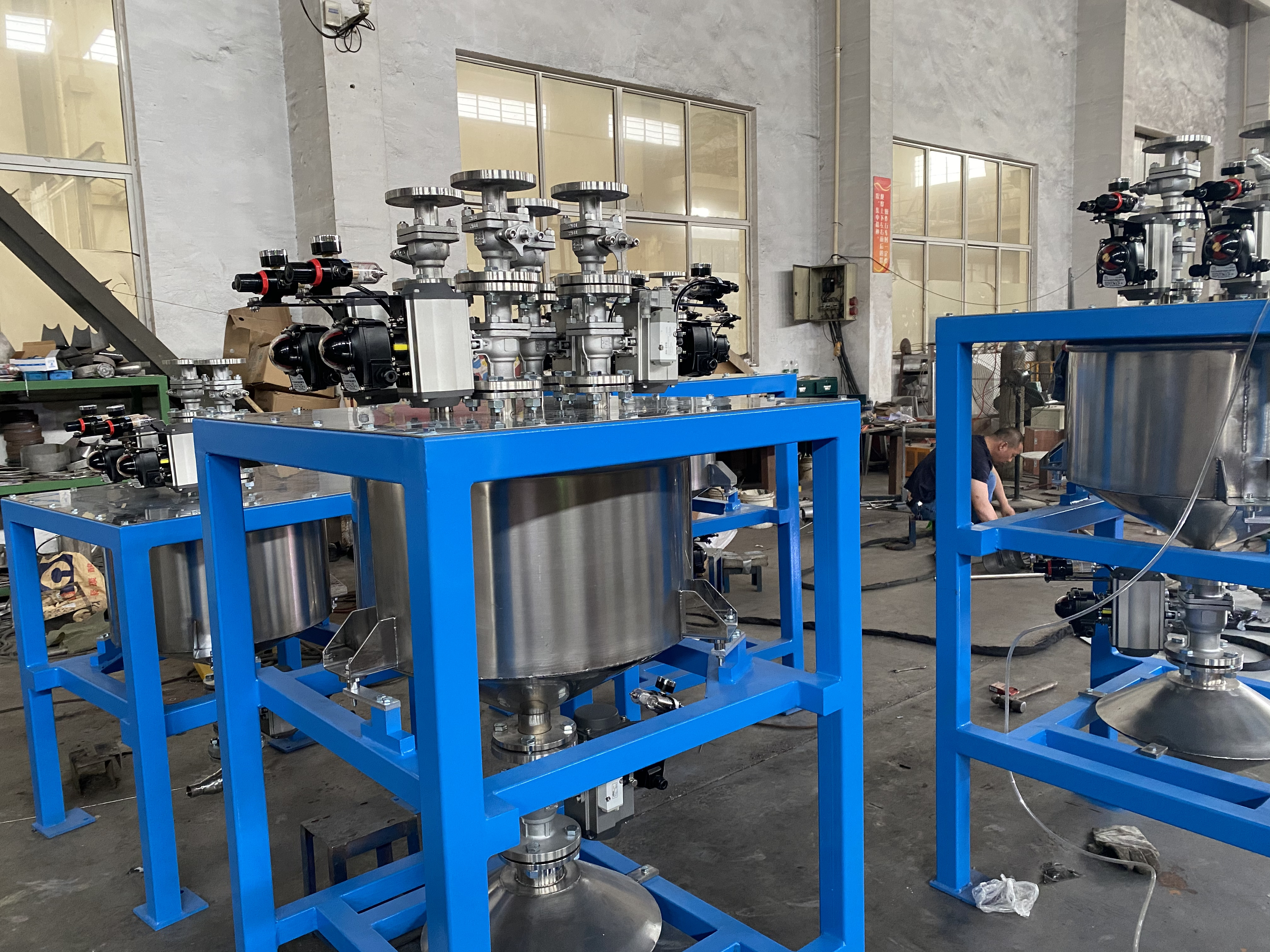 Liquid Oil Batching System Chemical dosing machine for liquid oil  Soft PVC Rigid PVC