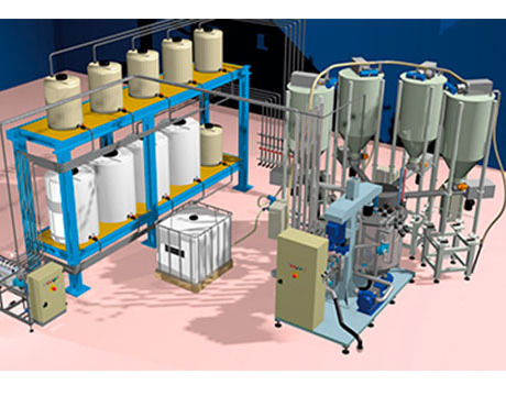 Liquid Oil Batching System Chemical dosing machine for liquid oil  Soft PVC Rigid PVC