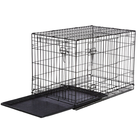 Cage 1 Door Pieces Folding Crate 42 Inch Steel Design Golden Retriever Large Metal Pet Cages Stainless Dog Cages On Sale