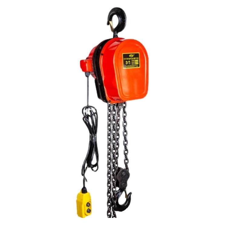 Good quality 3-phase chain motor electrical 0.75t 1.5t 3t 6t 9t  car crane mini electrical hoist gantry crane chain for lifting