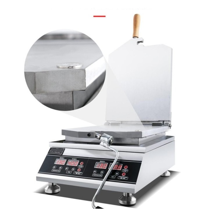 Automatic Stainless Steel New 110V 220V Setting Time Fossil seafood pie maker Scallop Cracker Machinery senbei making machine