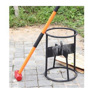 Portable Inertia Manual Wood Splitter wood slide cutter second hand log splitter for sale