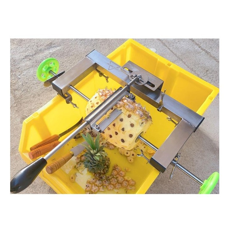 Stainless Steel Pineapple Slicer Peeler Fruit Corer Slicer Kitchen Easy Tool Pineapple Spiral Cutter