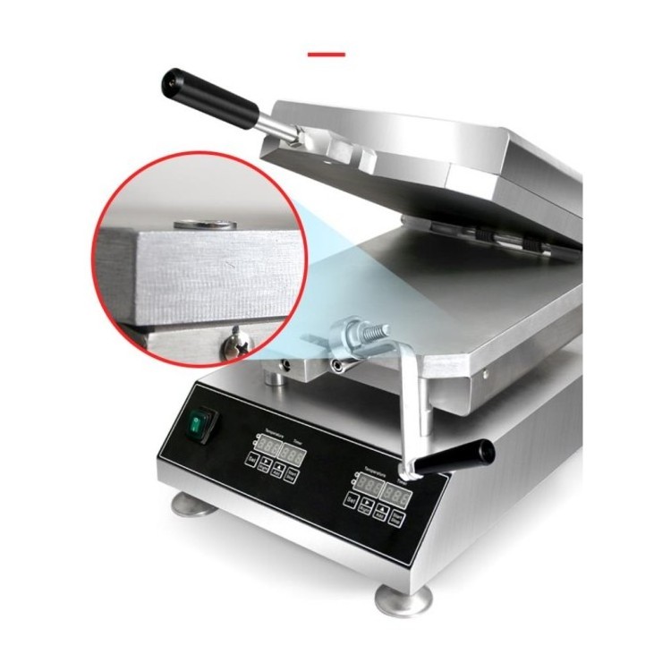 Automatic Stainless Steel New 110V 220V Setting Time Fossil seafood pie maker Scallop Cracker Machinery senbei making machine