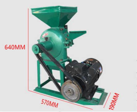 Combined corn maize meal flour milling grinder fufu grinding machine powder posho mill maize grinder