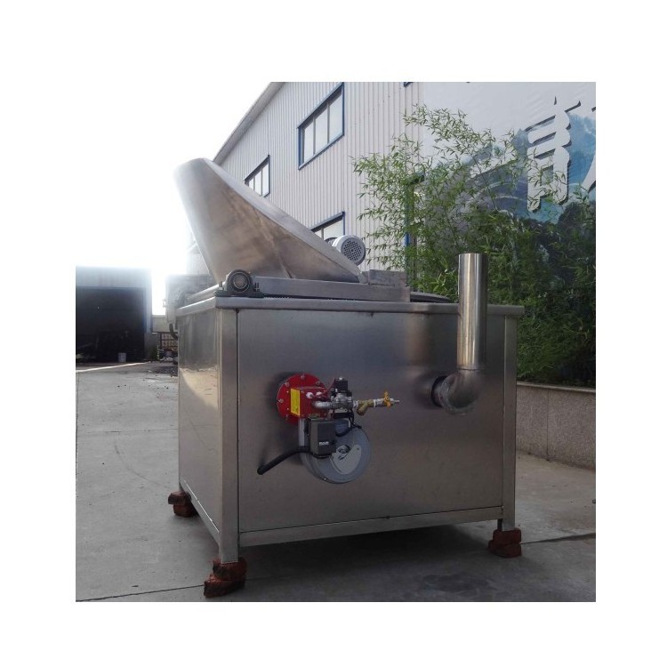 Round Shape Fryer With Valve Induetrial New Fish Fryer Rice Ball Fryer Machine