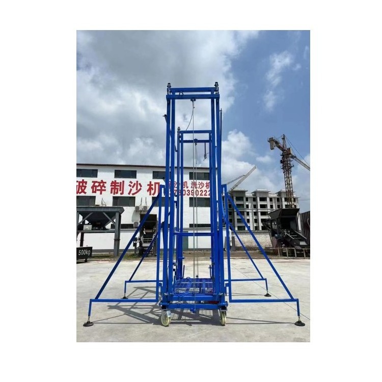 6-16 m Scissor lift scaffolding with 18m 500kg Hydraulic electric lift mobile scissor shear fork wheel scissor lift platform