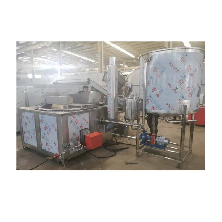 Round Shape Fryer With Valve Induetrial New Fish Fryer Rice Ball Fryer Machine