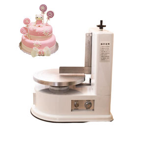 oem birthday cake cream icing coating machine breacake icing machine cake icing turntable electric