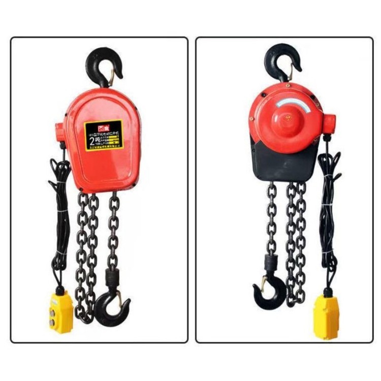 Good quality 3-phase chain motor electrical 0.75t 1.5t 3t 6t 9t  car crane mini electrical hoist gantry crane chain for lifting