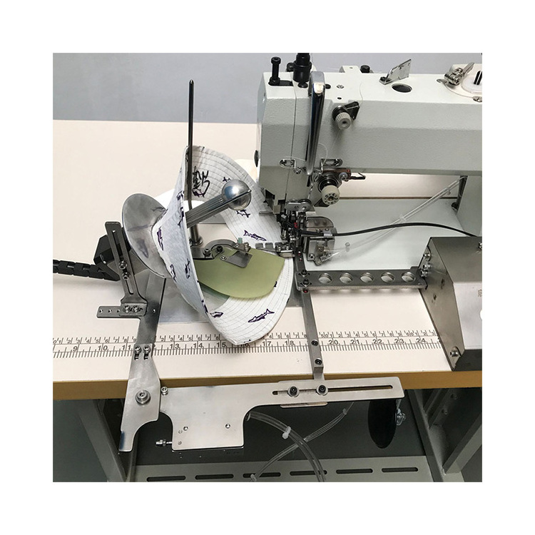 Raynian Automatic hat Hem Sewing machine with sweat band hat making machinery