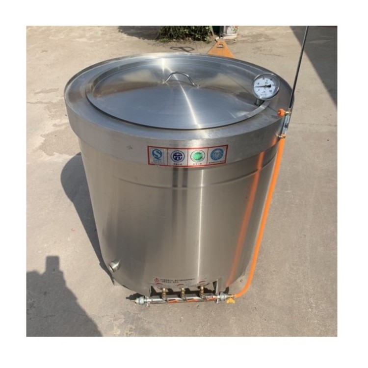 gas kettles equipment 200 500 700 1000 liters gas cooking pot water boiler gas stove boiling pot