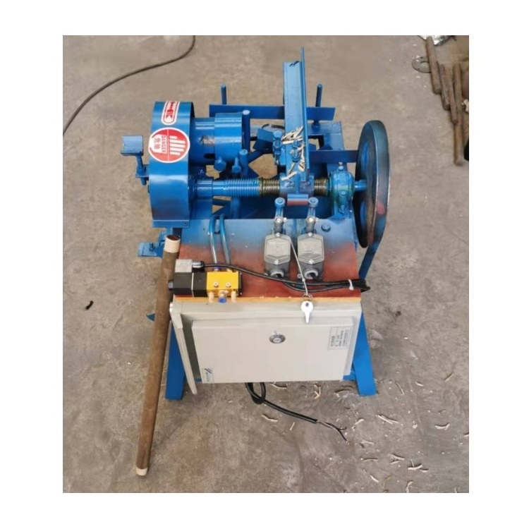 thread trimming machine rod making machine wood stick broom handle threading machine