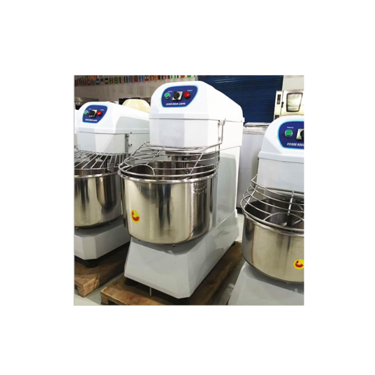 25kg 50kg 100kg 80l flour petrin amasadora de pan industrial spiral bread dough mixer kneading mixing machine for bakery