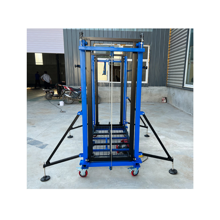 6m 8m 10m 12m Electric Scaffolding Crawler Tracked Scissor Lift with Chain Weel Weel Big Diameter Accept OEM/ODM