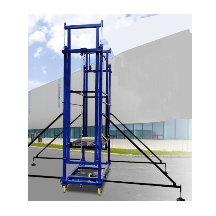 2-8m 500Kg Mobile Electric Lifting Scaffold Tracked Boom Lift Stair Lift For Home Suspended Platform