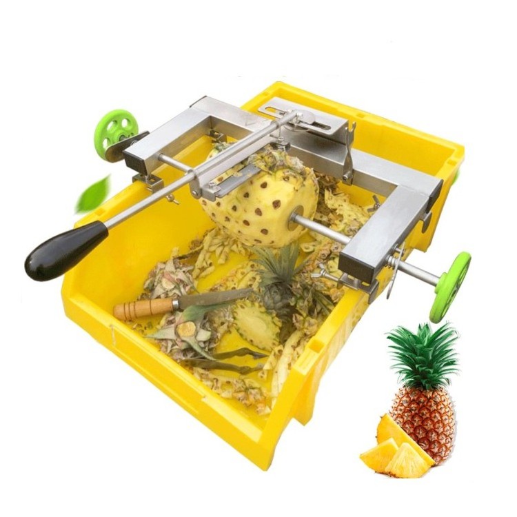 Stainless Steel Pineapple Slicer Peeler Fruit Corer Slicer Kitchen Easy Tool Pineapple Spiral Cutter