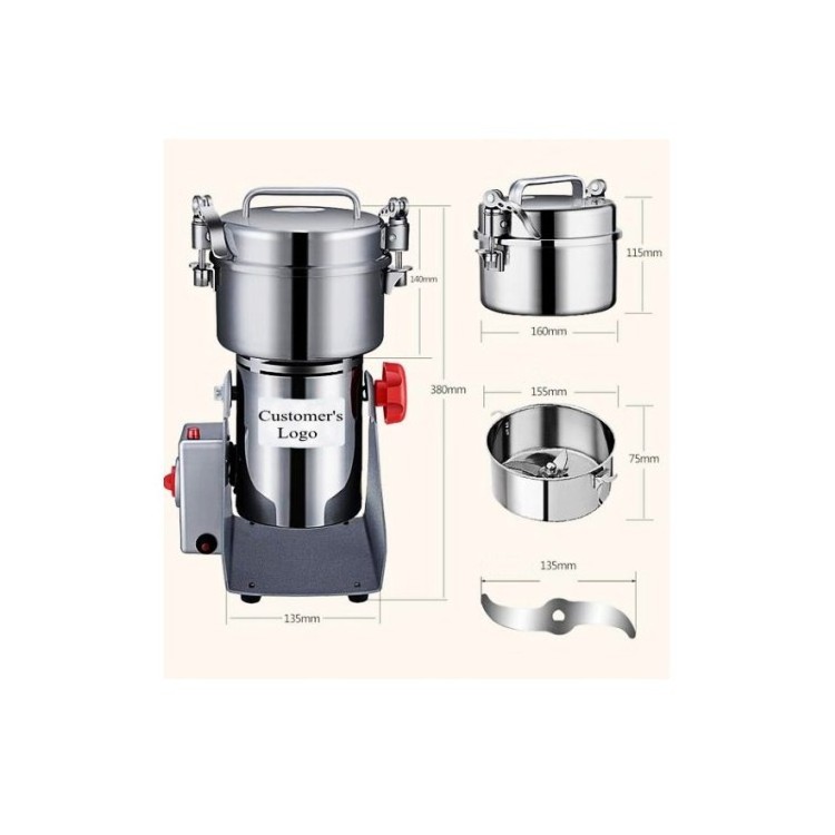 commercial wet and dry grain grinder red chilli grinding machine corn mill grinder for sale