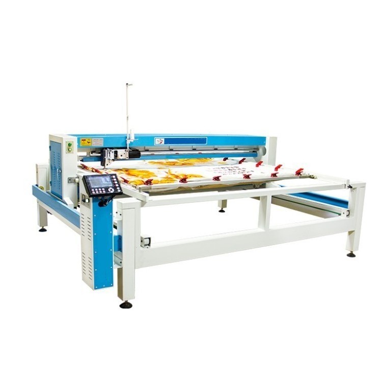 single needle sewing frame type long arm quilted machine quilt tape edge sewing machine cnc quilting machine