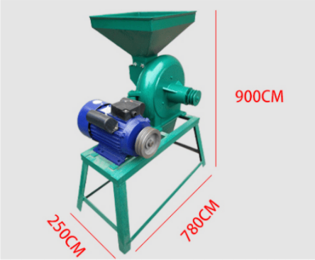 Combined corn maize meal flour milling grinder fufu grinding machine powder posho mill maize grinder