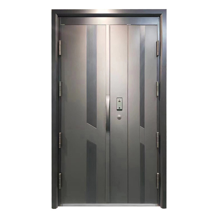 Front steel apartment building residential steel entry doors for sale