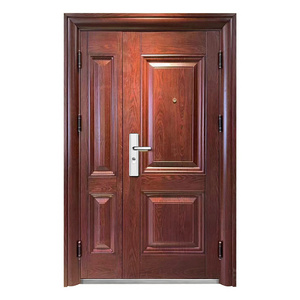 Front steel apartment building residential steel entry doors for sale