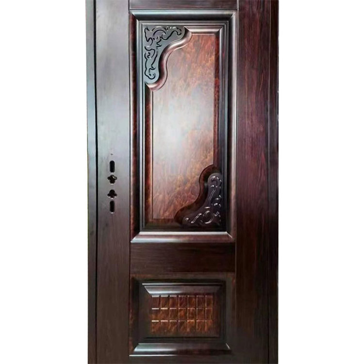 High End Cheap Price Residential Luxury Entrance Metal Entry Copper Main Front Security Steel Door