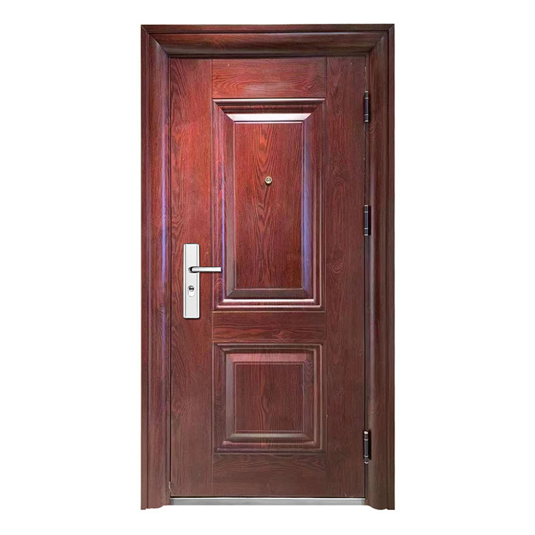 Front steel apartment building residential steel entry doors for sale