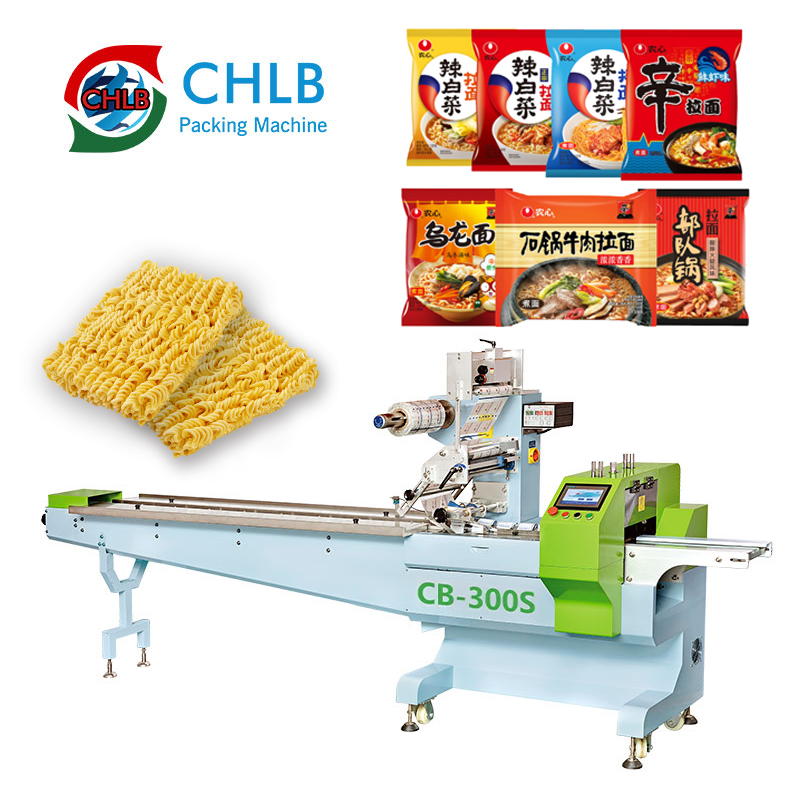 Multi-function Automatic Horizontal Packaging Frozen Wet Macaroni Pasta Fresh Instant Ramen Noodle Spaghetti Packing Machine