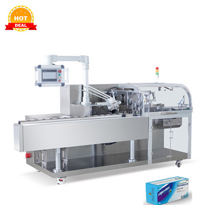 Ampoule vials glass plastic bottle automatic carton packing packaging cartoning machine