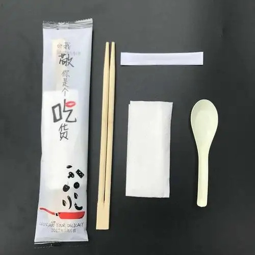 Automatic multi line sachet Disposable Plastic Tableware Spoon Knife Fork Cutlery Set Packing Machine