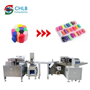 Automatic clay play dough extruder machine paste plasticine light clay play dough packing machine