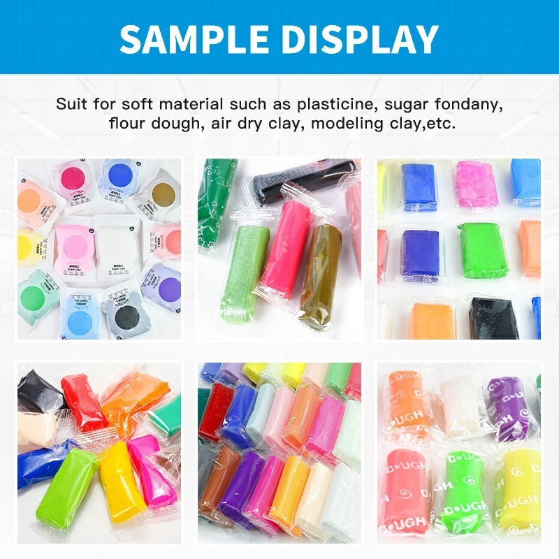 Automatic clay play dough extruder machine paste plasticine light clay play dough packing machine