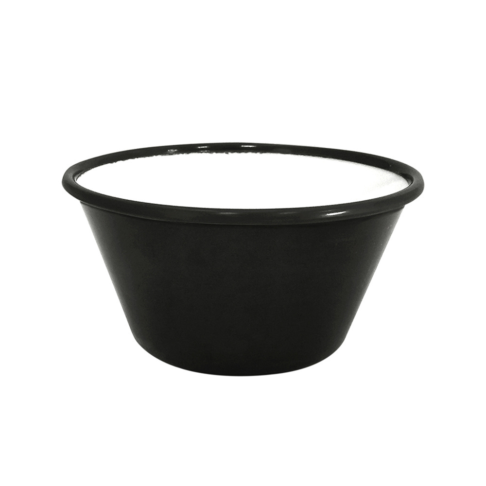 OEM factory novelty nordic style custom OEM logo granite enamel bowl enamelware bowl mini pudding bowl