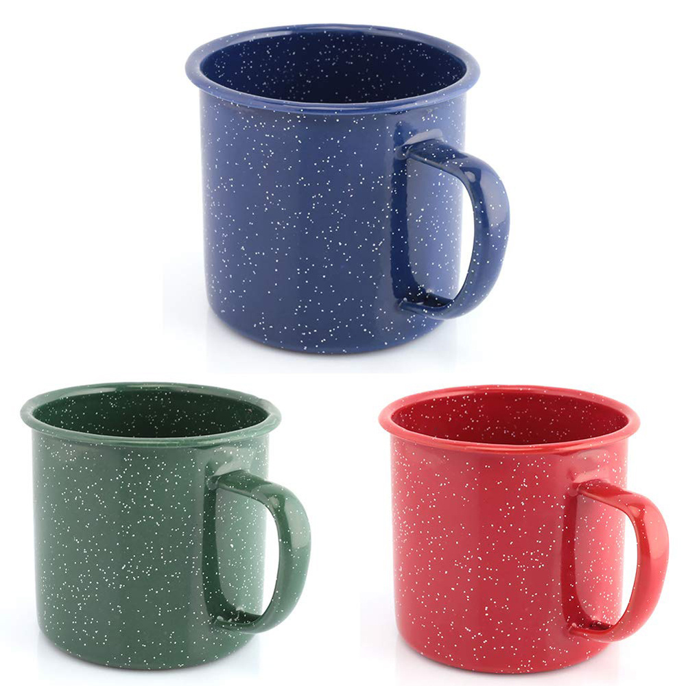 2020 Wholesale christmas reusable unique blank bulk enamel camping campfire mugs