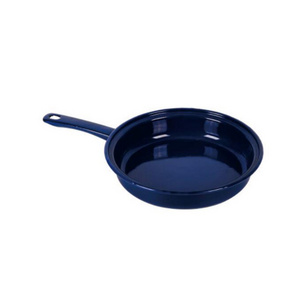 Wholesale Cookware Camping blue Enamel frying pan