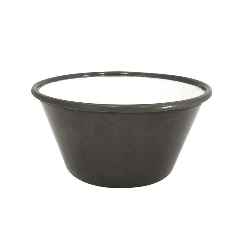 OEM factory novelty nordic style custom OEM logo granite enamel bowl enamelware bowl mini pudding bowl