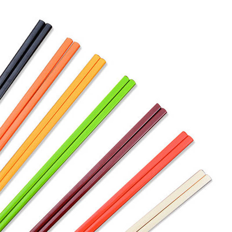 20cm 22cm 24cm disposable custom wooden carbonized promotional food grade recycle plastic chopsticks