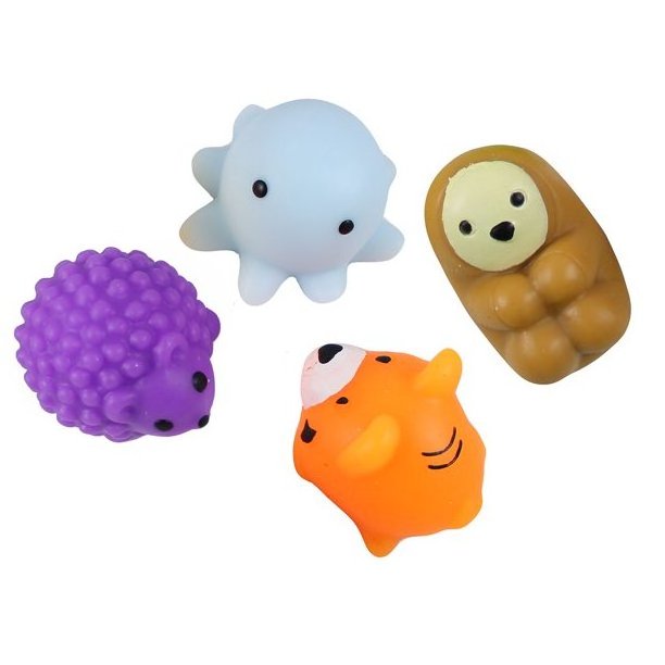 Factory novelty kids TPR chubby mini squishy mochi cloud shape custom logo anti stress ball squeeze toys