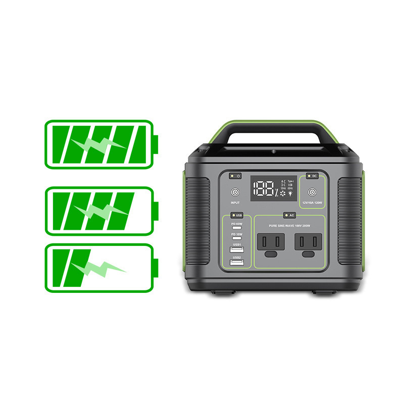 Chliss Portable Power Station 200W Emergency Backup Solar Generator with Battery Car DC Power and USB Plug Low Price